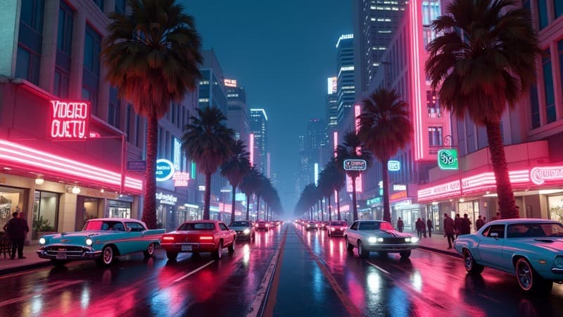 Grand Theft Auto 6’s Leaked Gameplay Unveils Vice City Return and More, Concept art for illustrative purpose, tags: gta - Monok