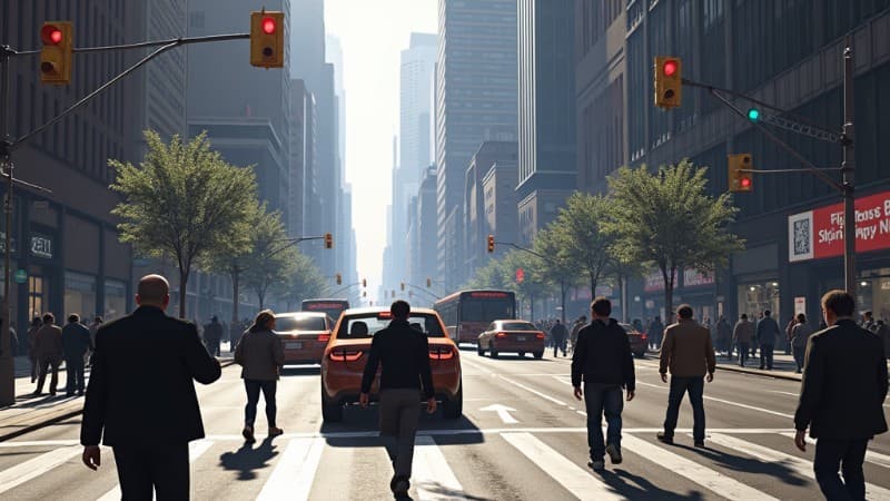 Leaked GTA 6 Features Showcase Advanced AI and World-Building Innovations, Concept art for illustrative purpose - Monok