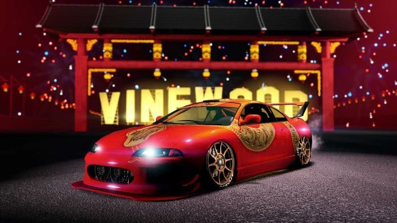 GTA Online: LUNAR NEW YEAR EVENT! New Collectibles, Unlocks, Stunt Races, and More!, Video Screenshot, tags: online - Youtube